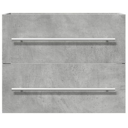 Tvättställsskåp betonggrå 60x38,5x48 cm spånskiva