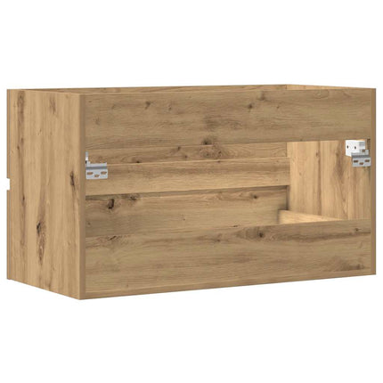 Badrumsskåp ek 80x38,5x45 cm konstruerat trä