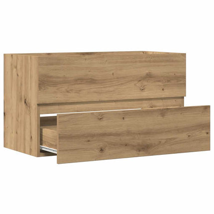 Badrumsskåp ek 80x38,5x45 cm konstruerat trä
