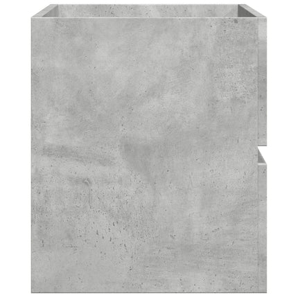 Tvättställsskåp betonggrå 90x38,5x45 cm spånskiva