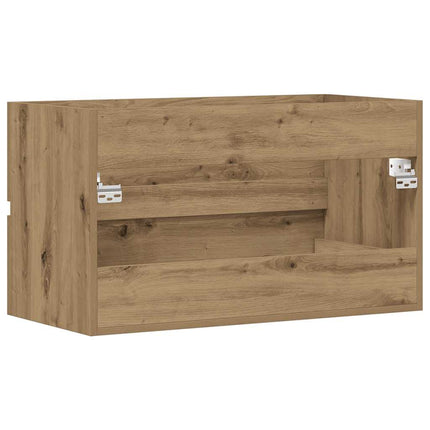 Handfatsskåp artisian ek 90x38,5x45 cm konstruerat trä