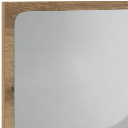 Badrumsspegel med LED artisan ek 60x8,5x38 cm