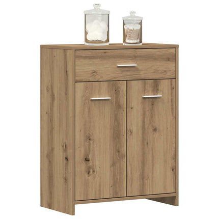 Badrumsskåp artisan ek 60x33x80 cm konstruerat trä