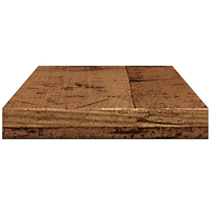 Vägghyllor 4 st åldrat trä 40x20x1,5 cm konstruerat trä