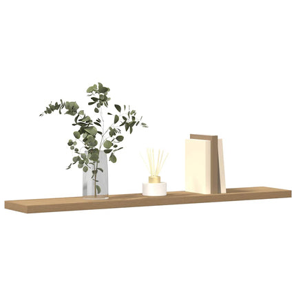 Vägghyllor 4 st artisan ek 60x20x1,5 cm konstruerat trä