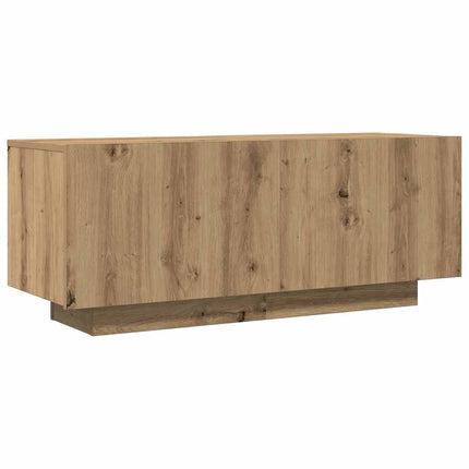 Tv-bänk artisan ek 100x35x40 cm konstruerat trä