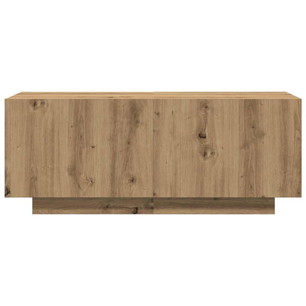 Tv-bänk artisan ek 100x35x40 cm konstruerat trä