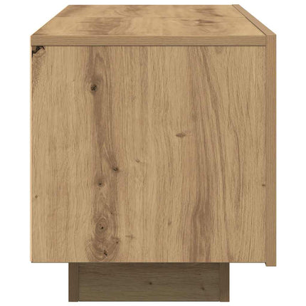 Tv-bänk artisan ek 100x35x40 cm konstruerat trä