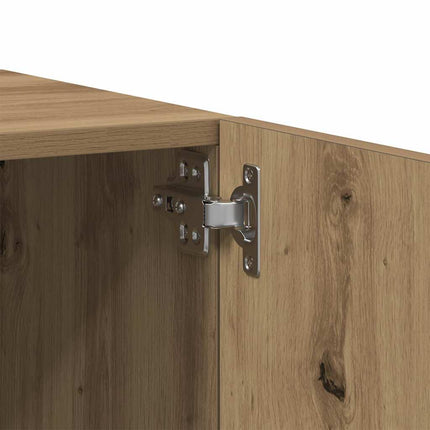 Tv-bänk artisan ek 100x35x40 cm konstruerat trä