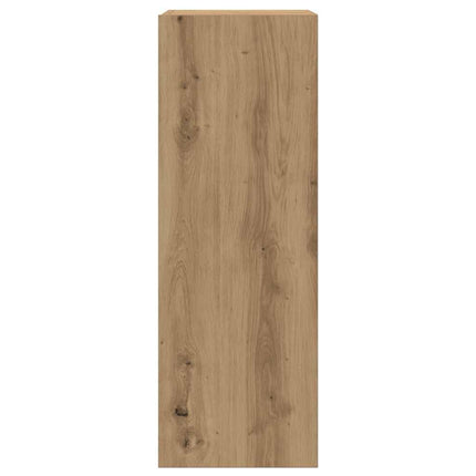 Tv-bänk artisan ek 30,5x30x90 cm konstruerat trä