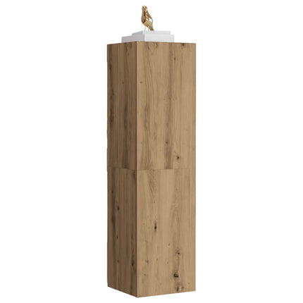 Tv-bänk artisan ek 30,5x30x110 cm konstruerat trä