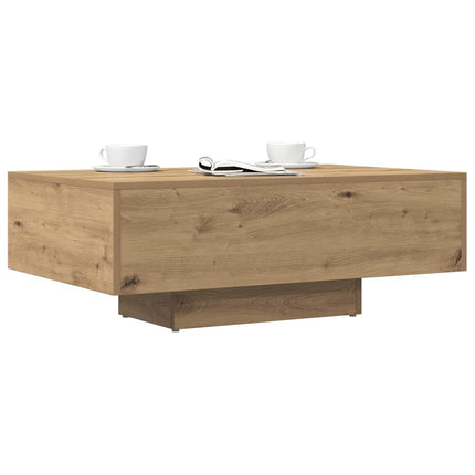 Soffbord artisan ek 85x55x31 cm konstruerat trä