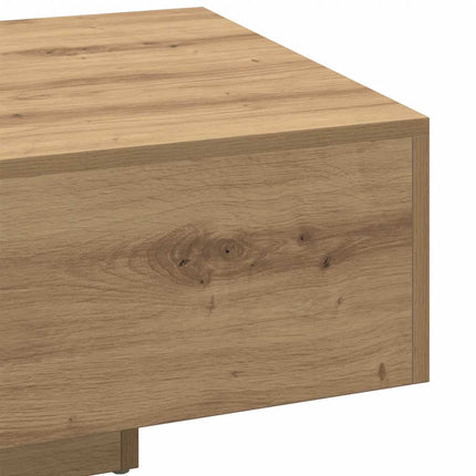 Soffbord artisan ek 85x55x31 cm konstruerat trä