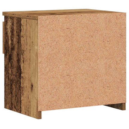 Sängbord gammalt trä 40x30x39 cm konstruerat trä