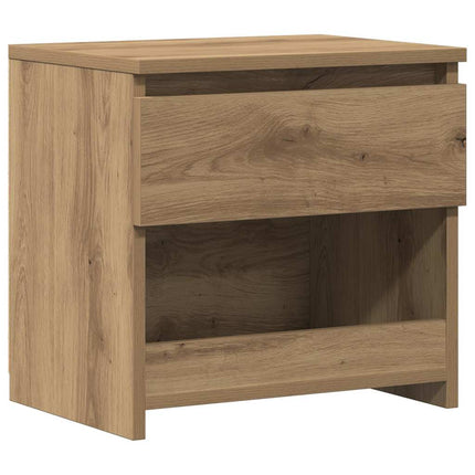Sängbord hantverksmässig ek 40x30x39 cm konstruerat trä