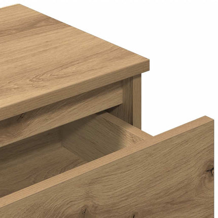 Sängbord hantverksmässig ek 40x30x39 cm konstruerat trä