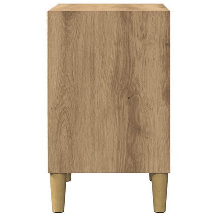Sängbord artisan ek 40x30x50 cm konstruerat trä