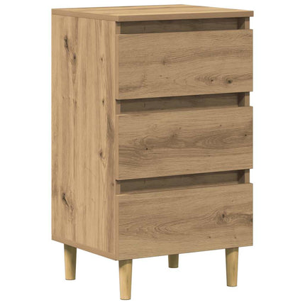 Sängbord artisan ek 40x35x69 cm konstruerat trä