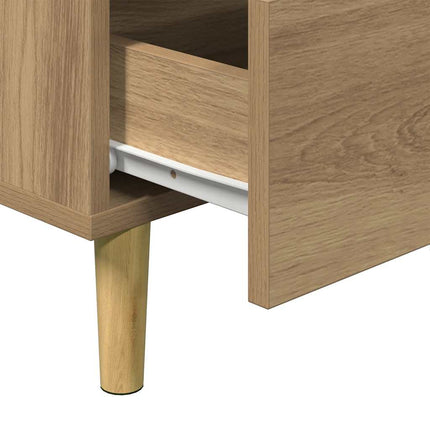 Sängbord artisan ek 40x35x69 cm konstruerat trä
