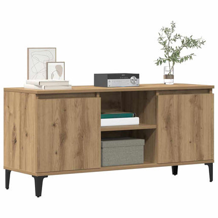 Tv-bänk artisan ek 102x35x50 cm konstruerat trä