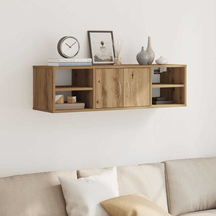 Väggskåp artisan ek 101x30x29 cm konstruerat trä