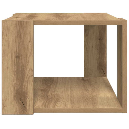 Soffbord artisan ek 40x40x30 cm konstruerat trä