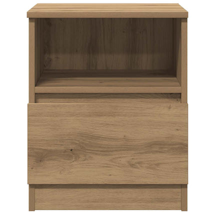 Sängbord artisan ek 40x40x50 cm konstruerat trä