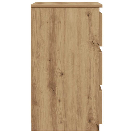 Sängbord artisan ek 40x35x62,5 cm konstruerat trä