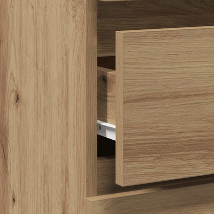 Sängbord artisan ek 40x35x62,5 cm konstruerat trä