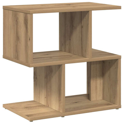 Sängbord 2 st ek 50x30x51,5 cm konstruerat trä
