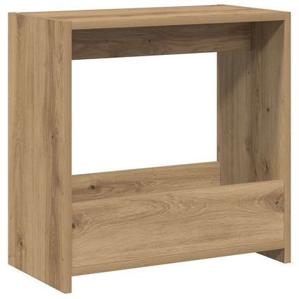 Sidobord artisan ek 50x26x50 cm konstruerat trä