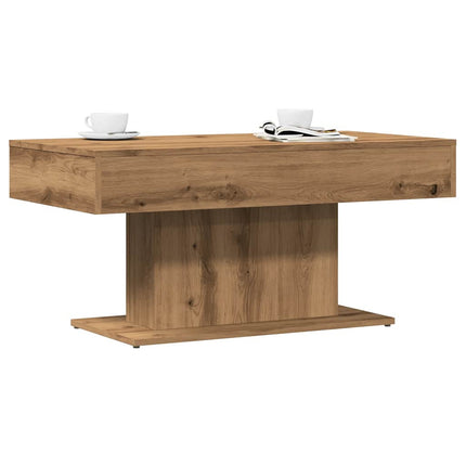 Soffbord hantverksmässig ek 96x50x45 cm konstruerat trä