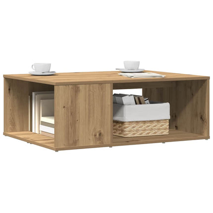 Soffbord artisan ek 90x67x33 cm konstruerat trä