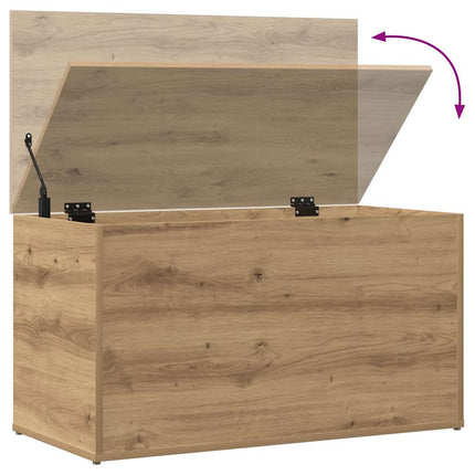 Förvaringskista artisan ek 84x42x46 cm konstruerat trä