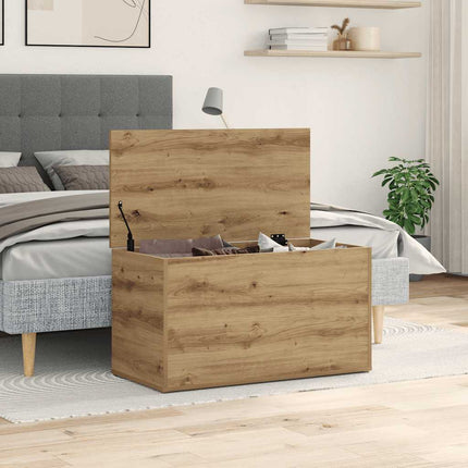 Förvaringskista artisan ek 84x42x46 cm konstruerat trä