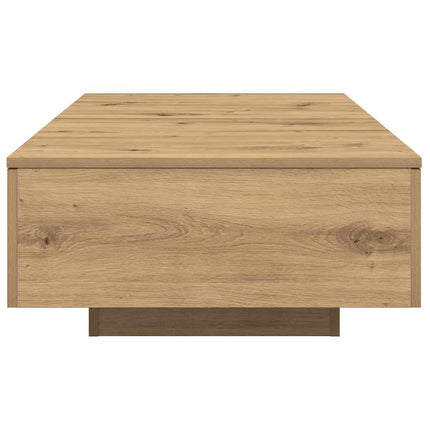 Soffbord artisan ek 90x60x31 cm konstruerat trä