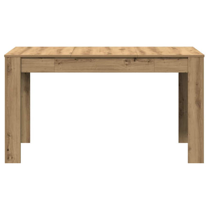 Matbord artisan ek 140x74,5x76 cm konstruerat trä