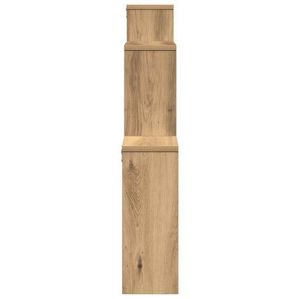 Vägghylla artisan ek 80x15x78,5 cm konstruerat trä