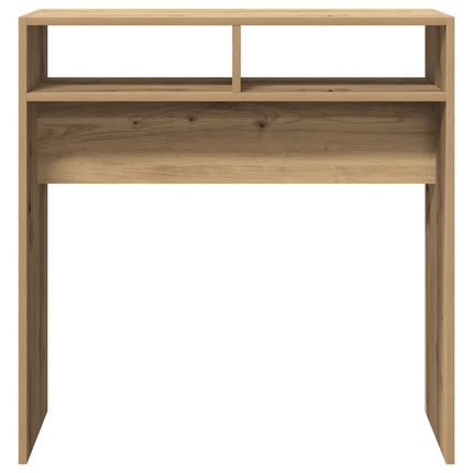 Konsolbord artisan ek 78x30x80 cm konstruerat trä