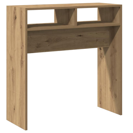 Konsolbord artisan ek 78x30x80 cm konstruerat trä