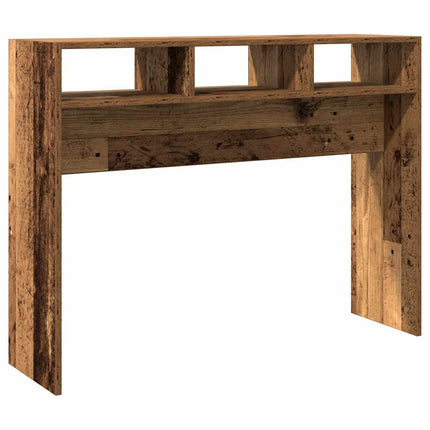 Konsolbord åldrat trä 105x30x80 cm konstruerat trä