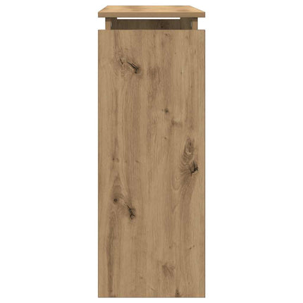 Konsolbord artisan ek 80x30x80 cm konstruerat trä