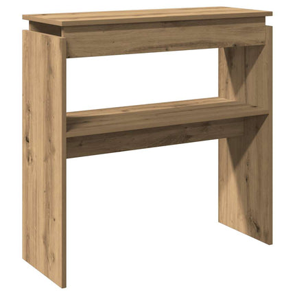 Konsolbord artisan ek 80x30x80 cm konstruerat trä
