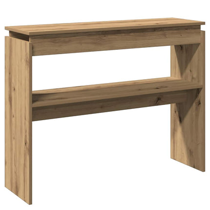 Konsolbord artisan ek 102x30x80 cm konstruerat trä