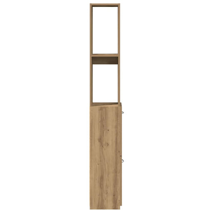 Badrumsskåp ek 25x25x170 cm konstruerat trä