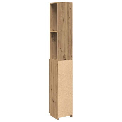 Badrumsskåp ek 25x25x170 cm konstruerat trä