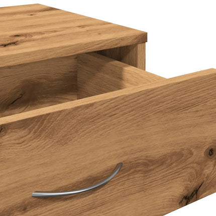 Skåp Med Hjul 46X36X59 Cm Konstruerat Trä