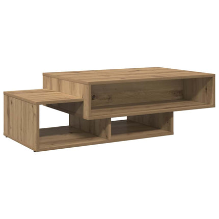 Soffbord artisian ek 105x55x32 cm konstruerat trä