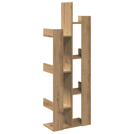 Bokhylla artisan ek 48x25,5x140 cm konstruerat trä