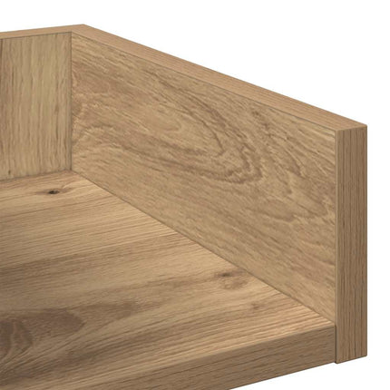 Bokhylla artisan ek 48x25,5x140 cm konstruerat trä
